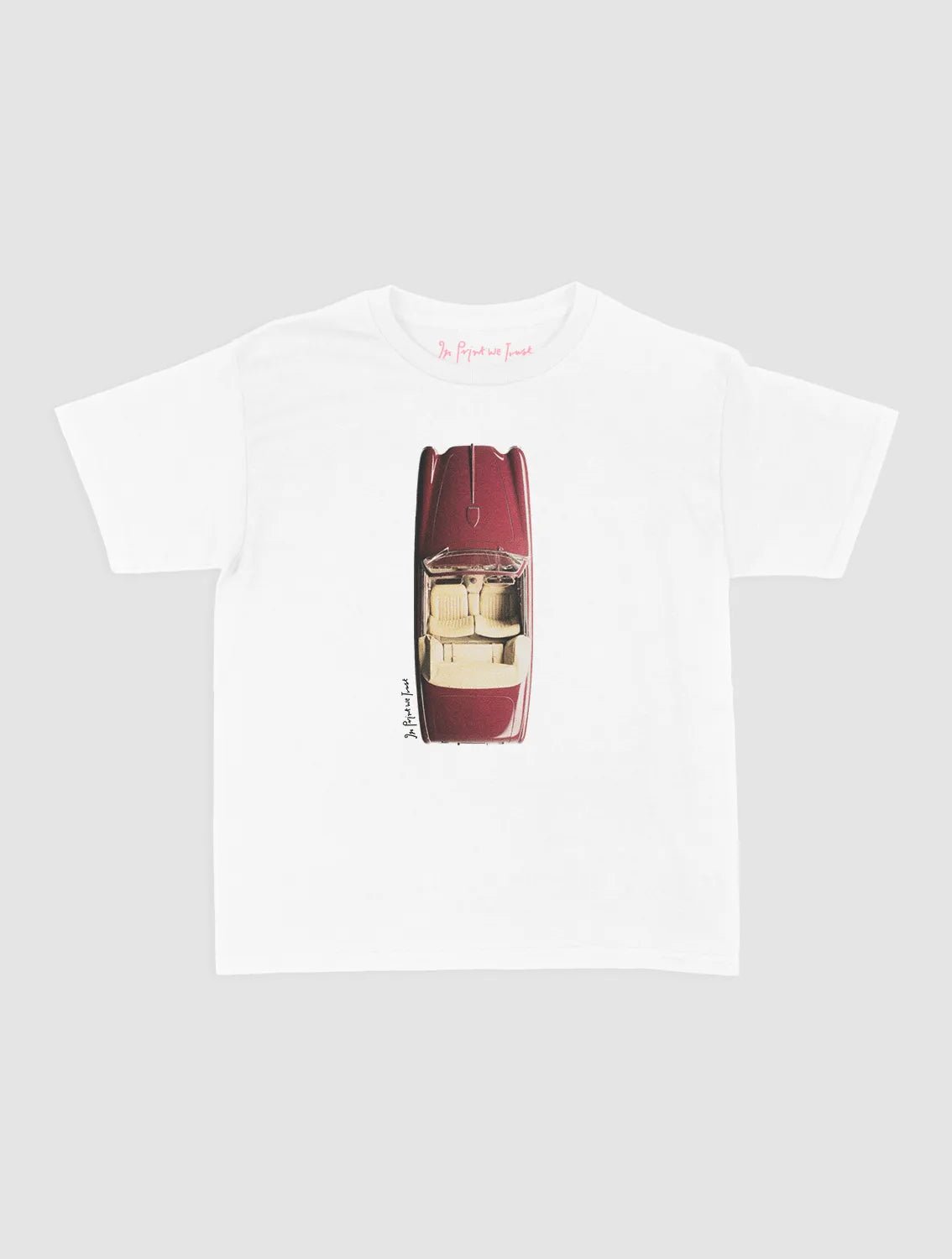 buckle up baby tee - In Print We Trust