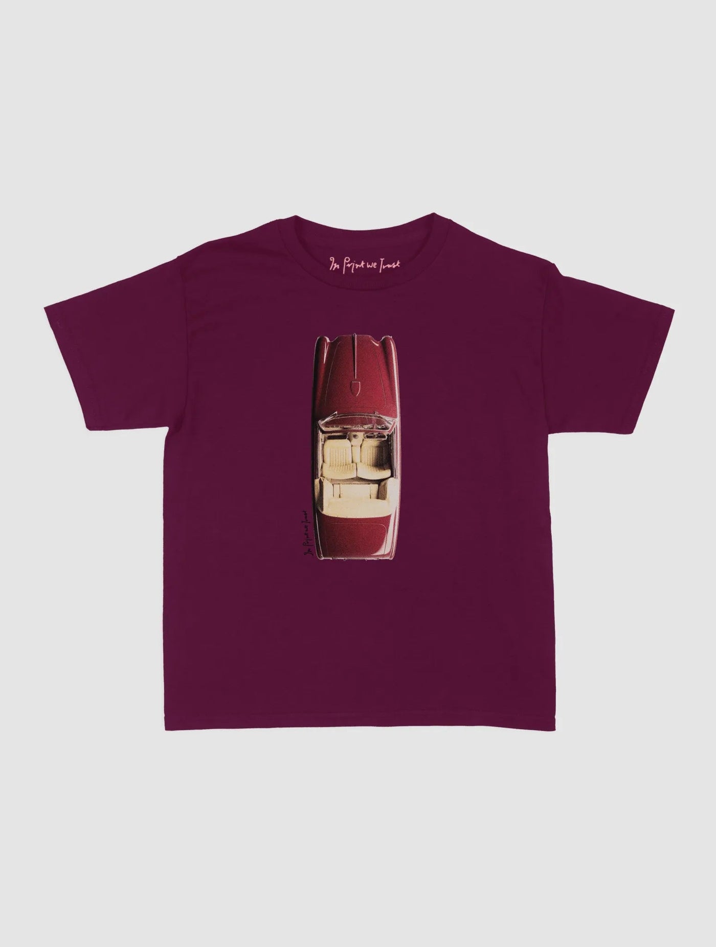 buckle up baby tee - In Print We Trust