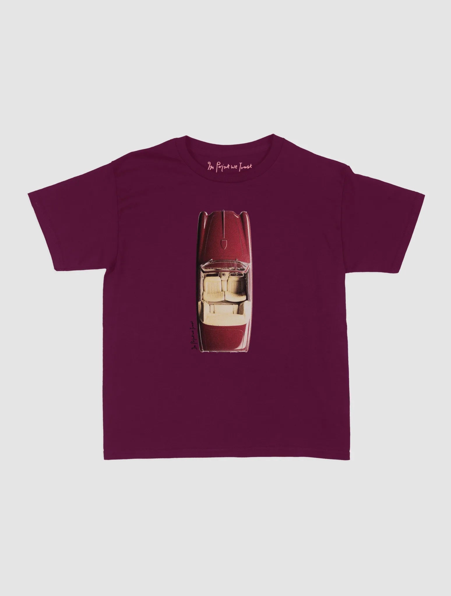 buckle up baby tee - In Print We Trust