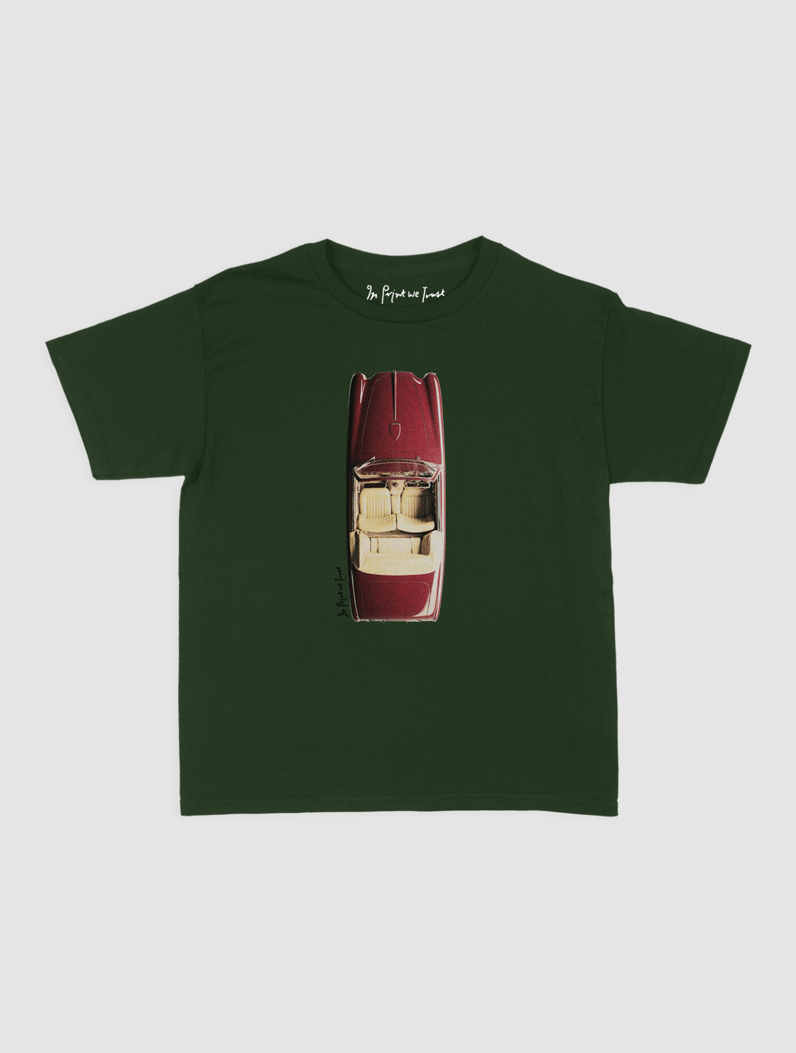 buckle up baby tee - In Print We Trust