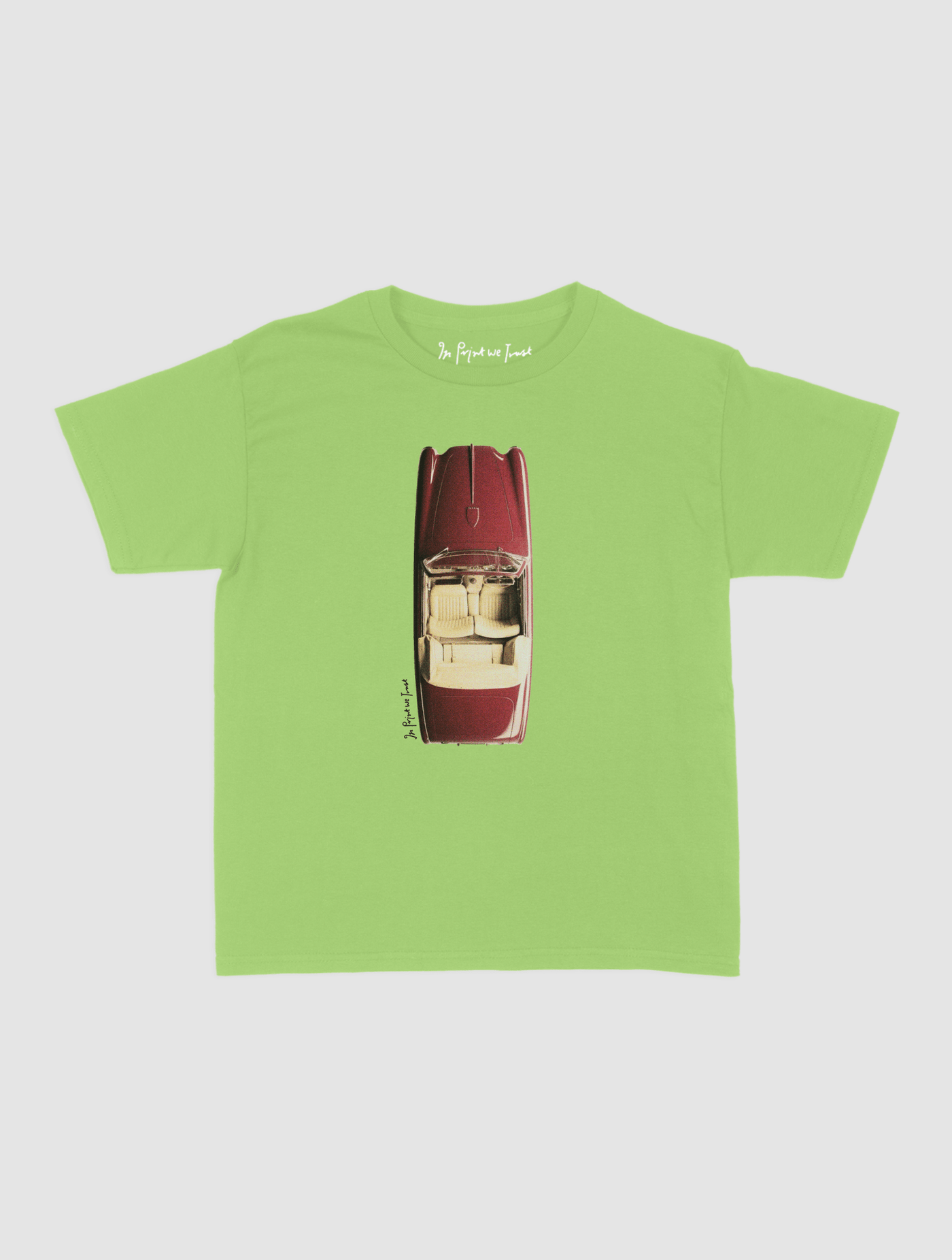 buckle up baby tee - In Print We Trust