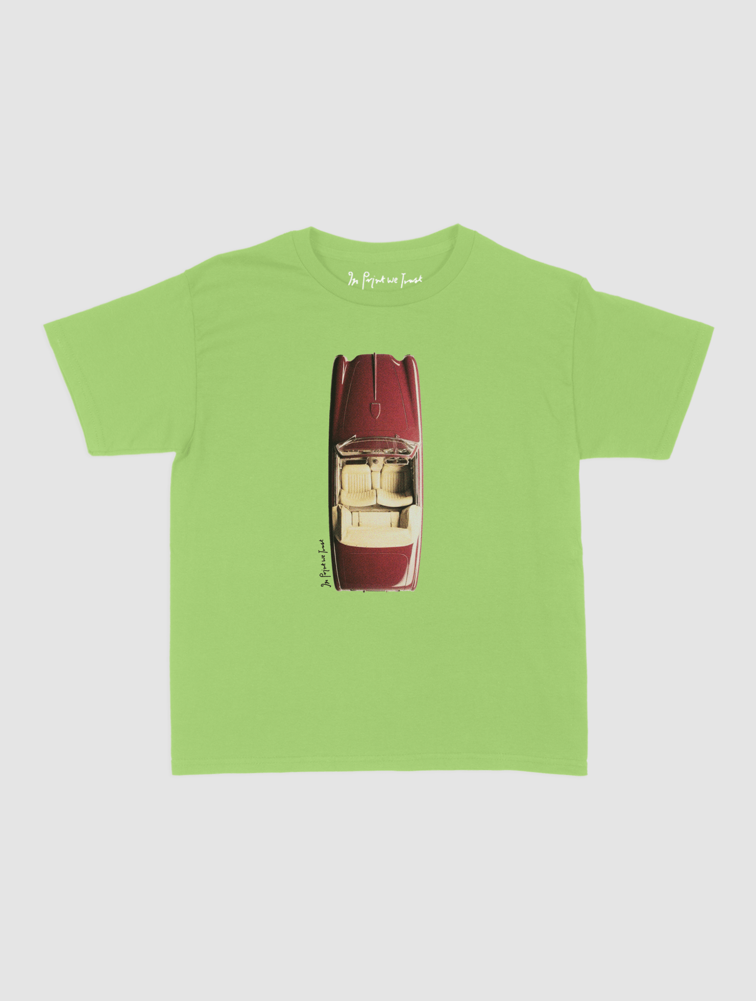 buckle up baby tee - In Print We Trust