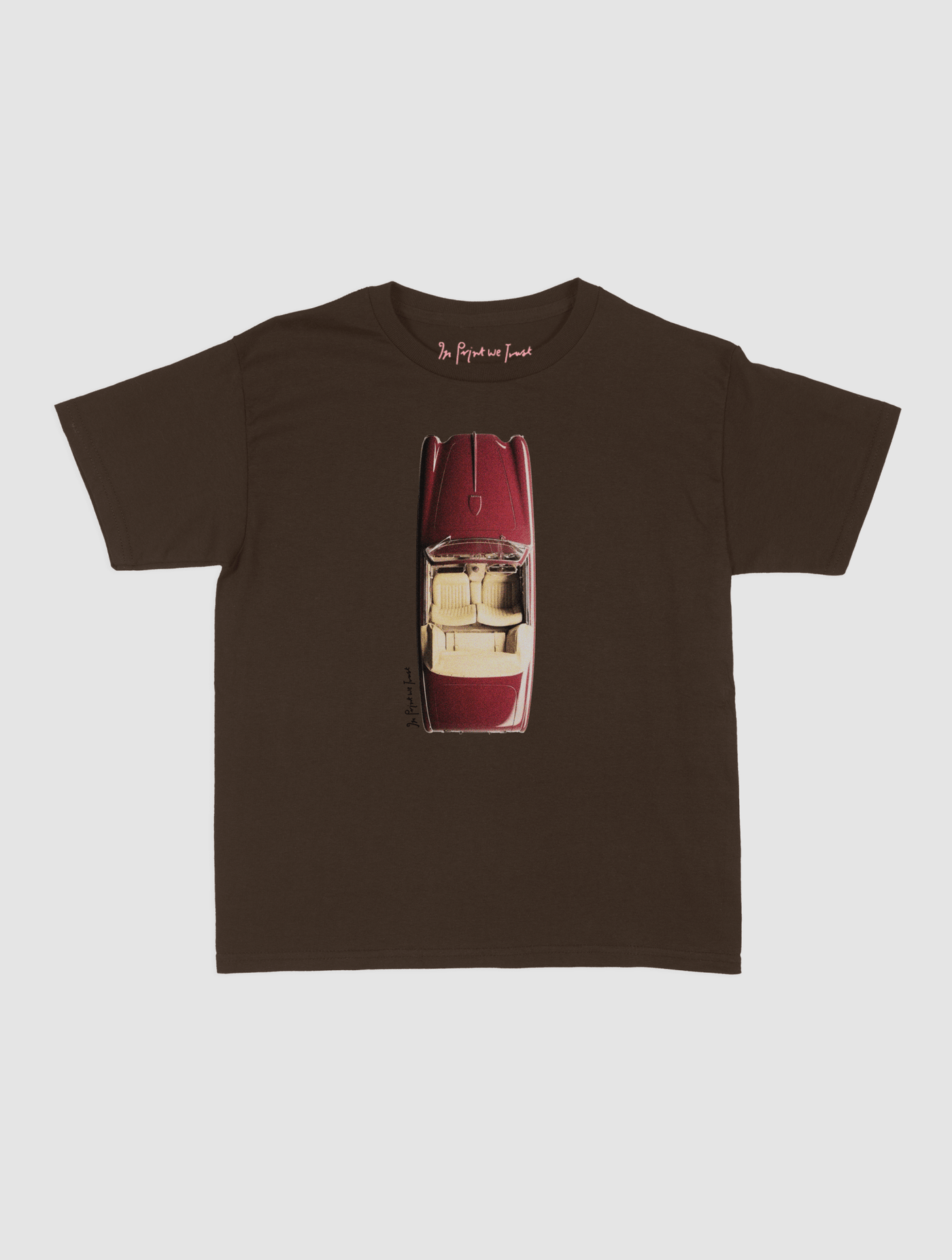buckle up baby tee - In Print We Trust