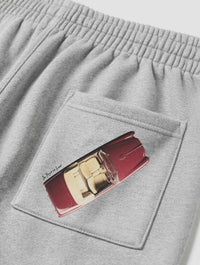 buckle up grey sweatpants - In Print We Trust