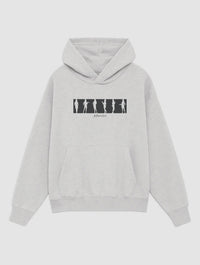 bunnies grey hoodie - In Print We Trust