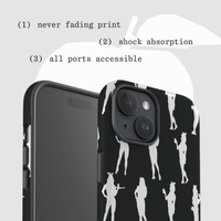 bunnies tough iPhone case - In Print We Trust