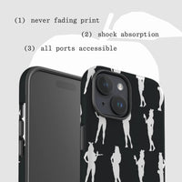 bunnies tough iPhone case - In Print We Trust