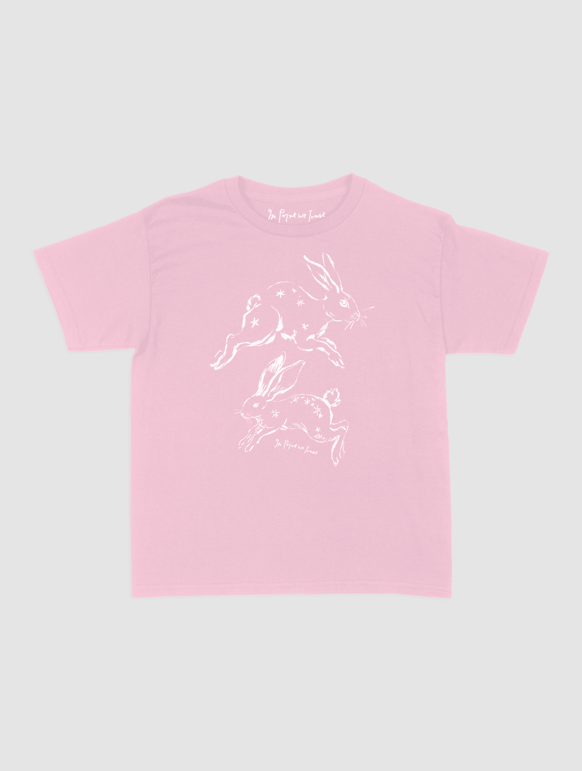 bunny hop baby tee - In Print We Trust