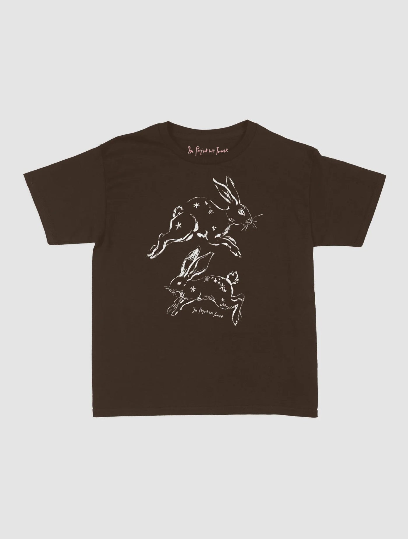 bunny hop baby tee - In Print We Trust