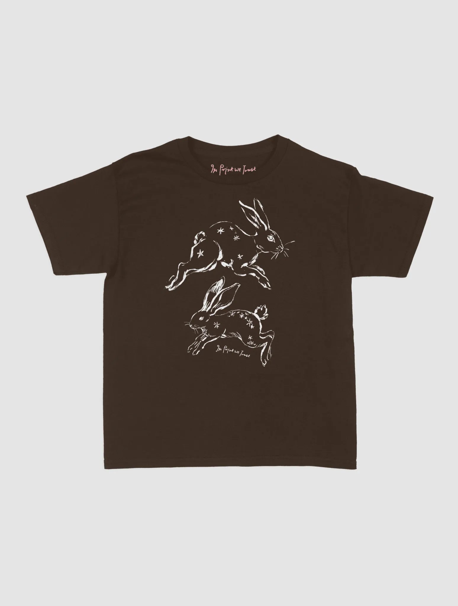 bunny hop baby tee - In Print We Trust