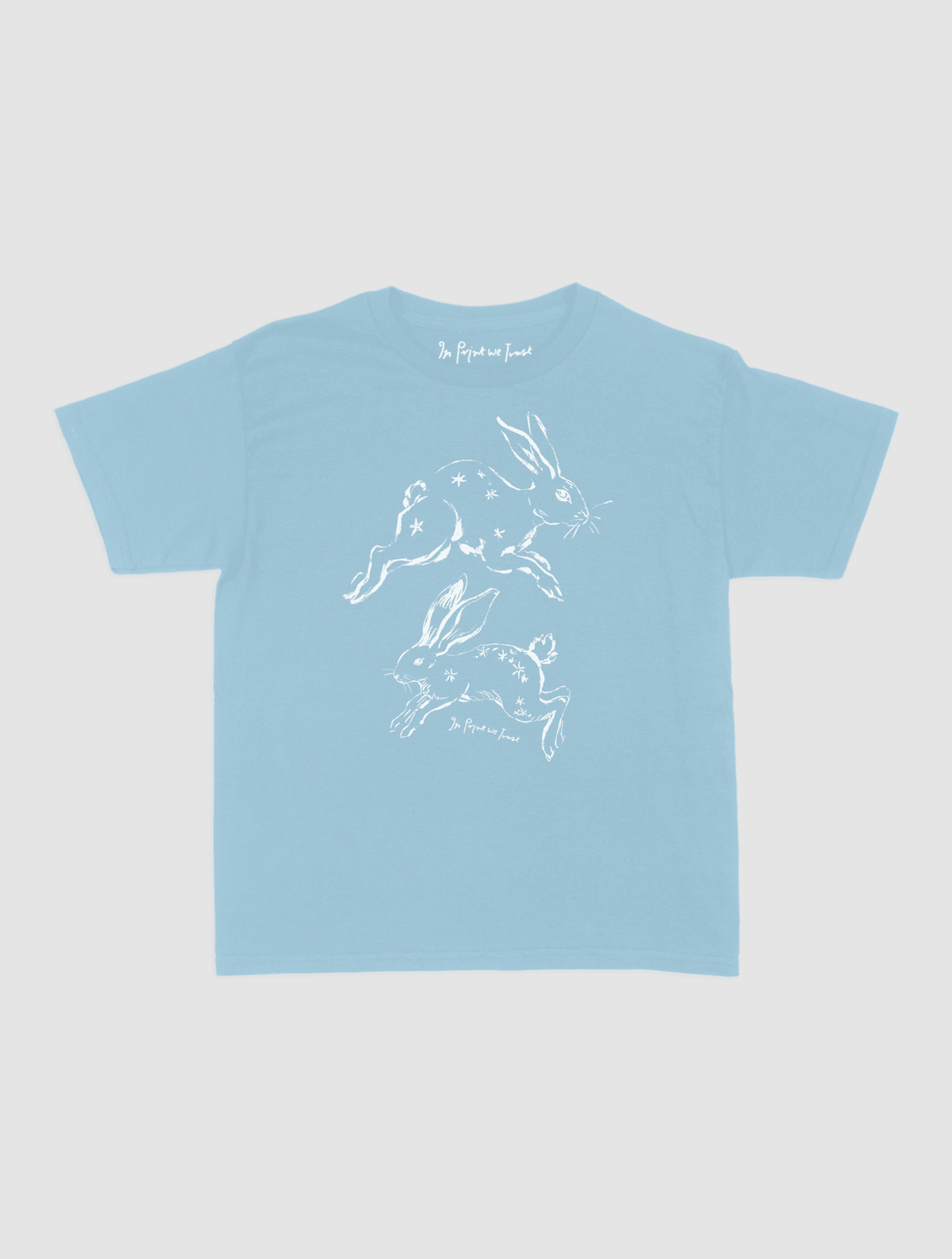 bunny hop baby tee - In Print We Trust