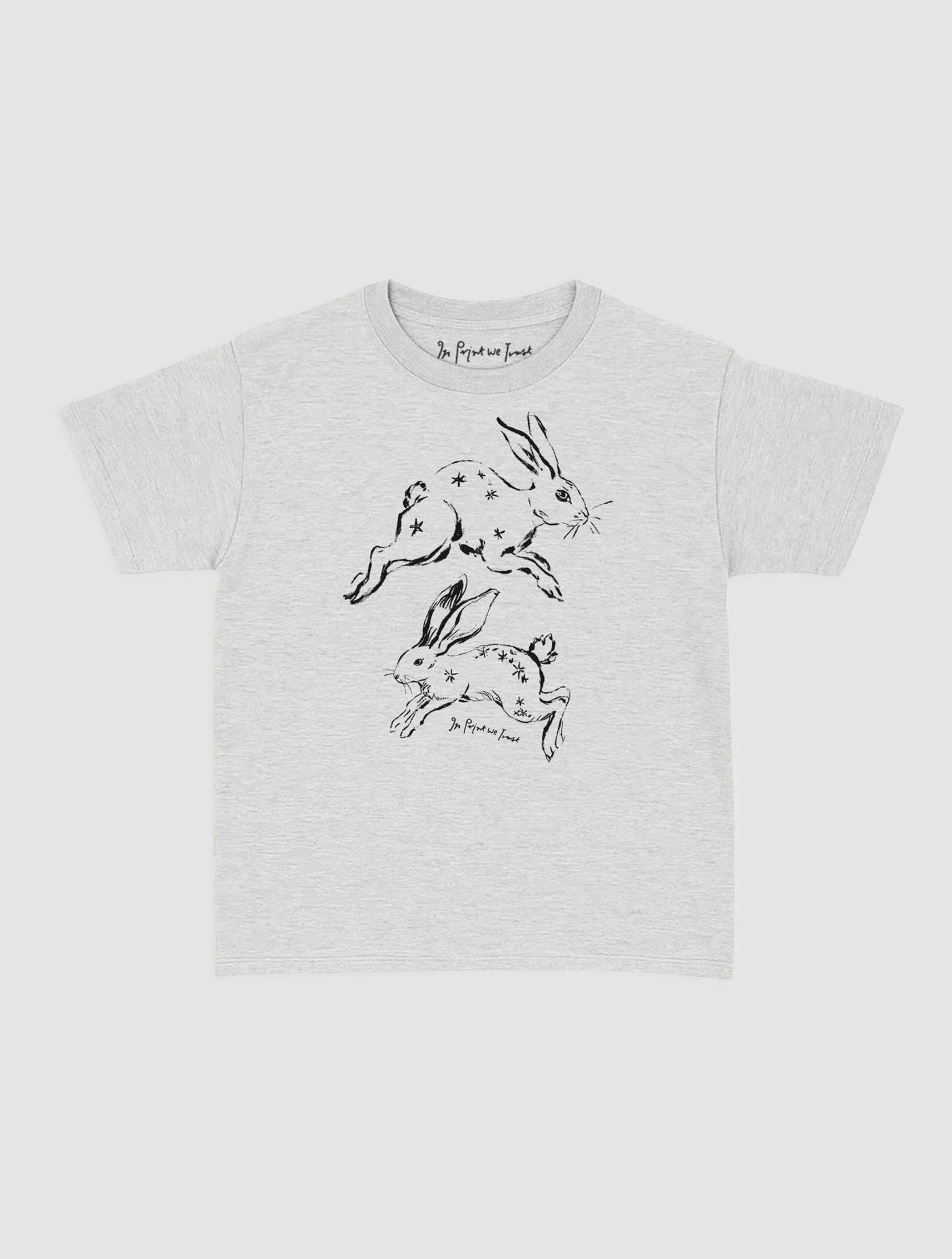 bunny hop baby tee - In Print We Trust