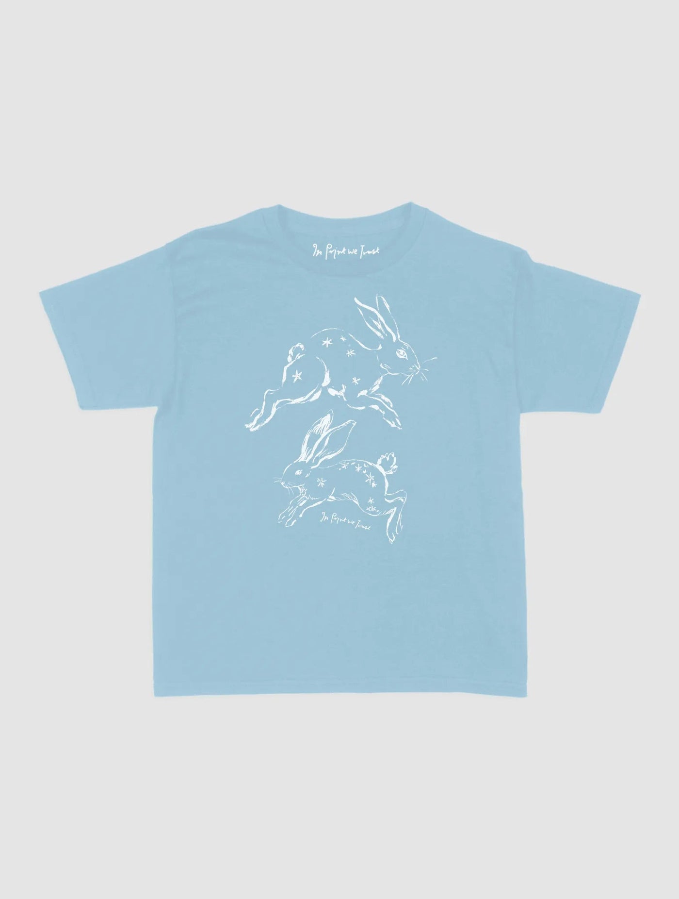 bunny hop baby tee - In Print We Trust