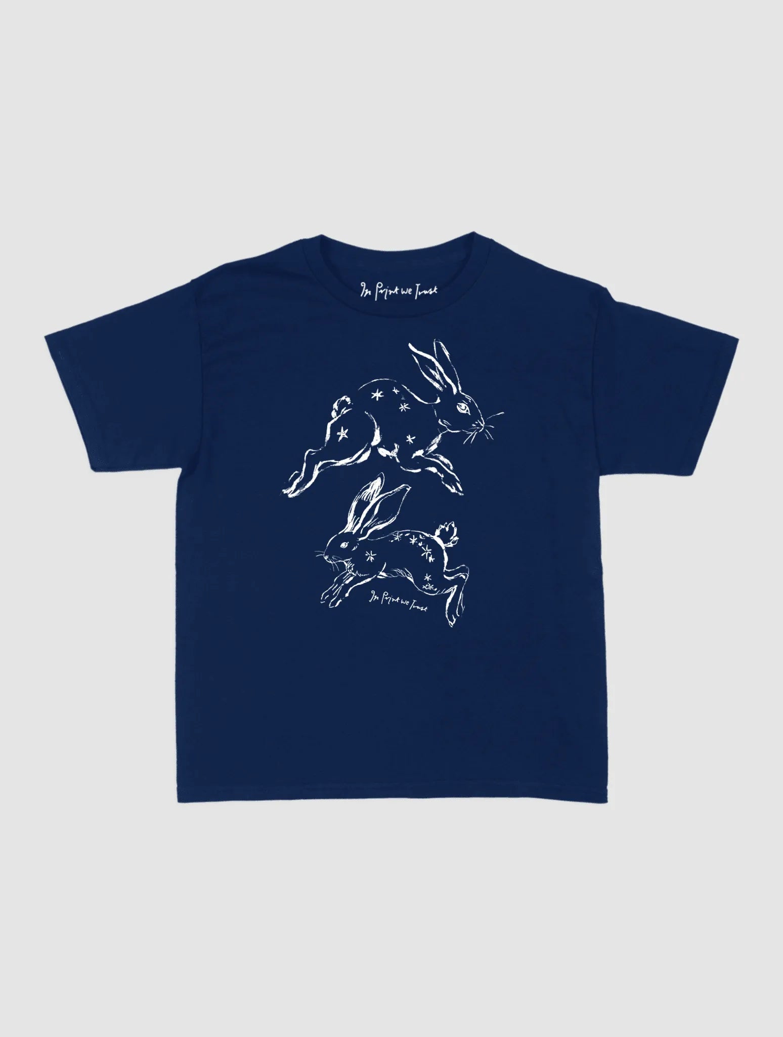 bunny hop baby tee - In Print We Trust