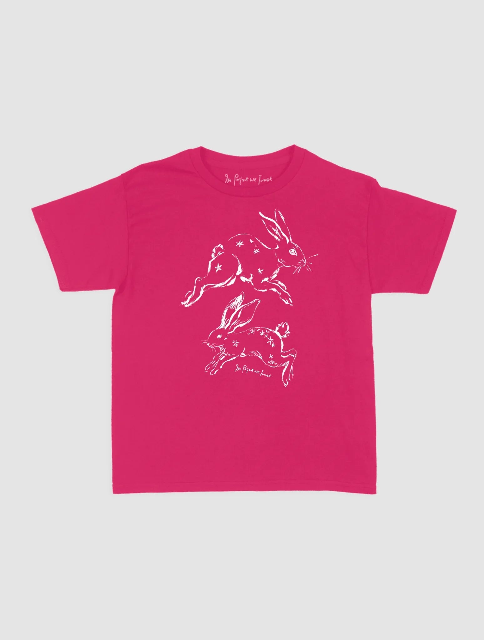 bunny hop baby tee - In Print We Trust