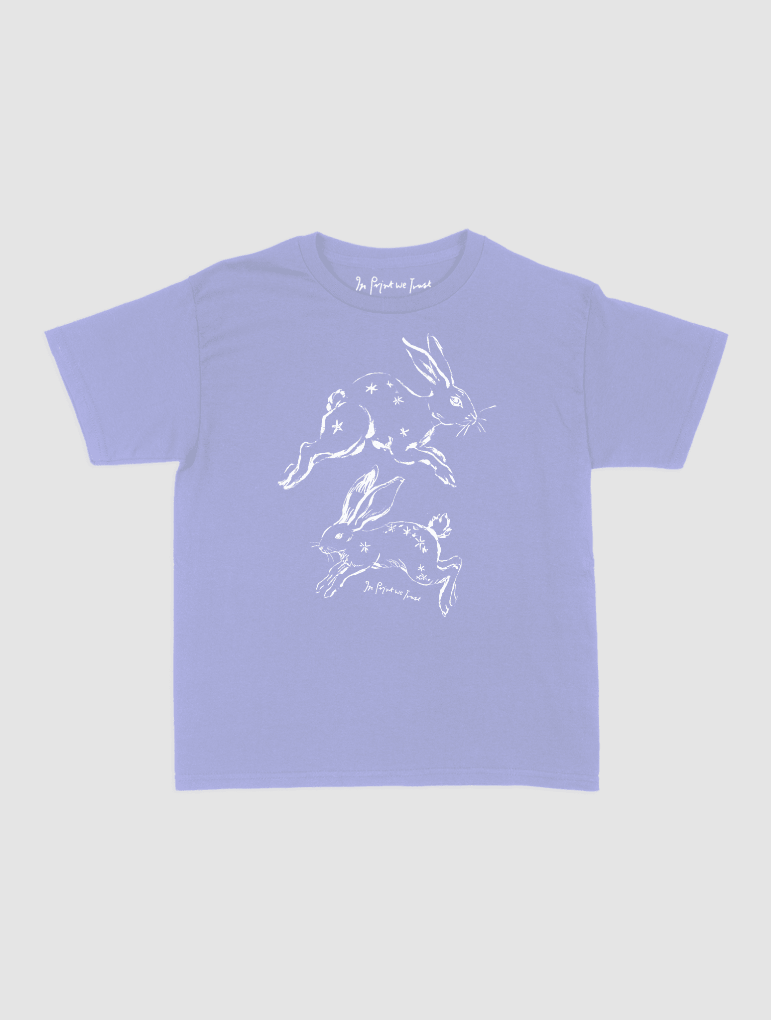 bunny hop baby tee - In Print We Trust