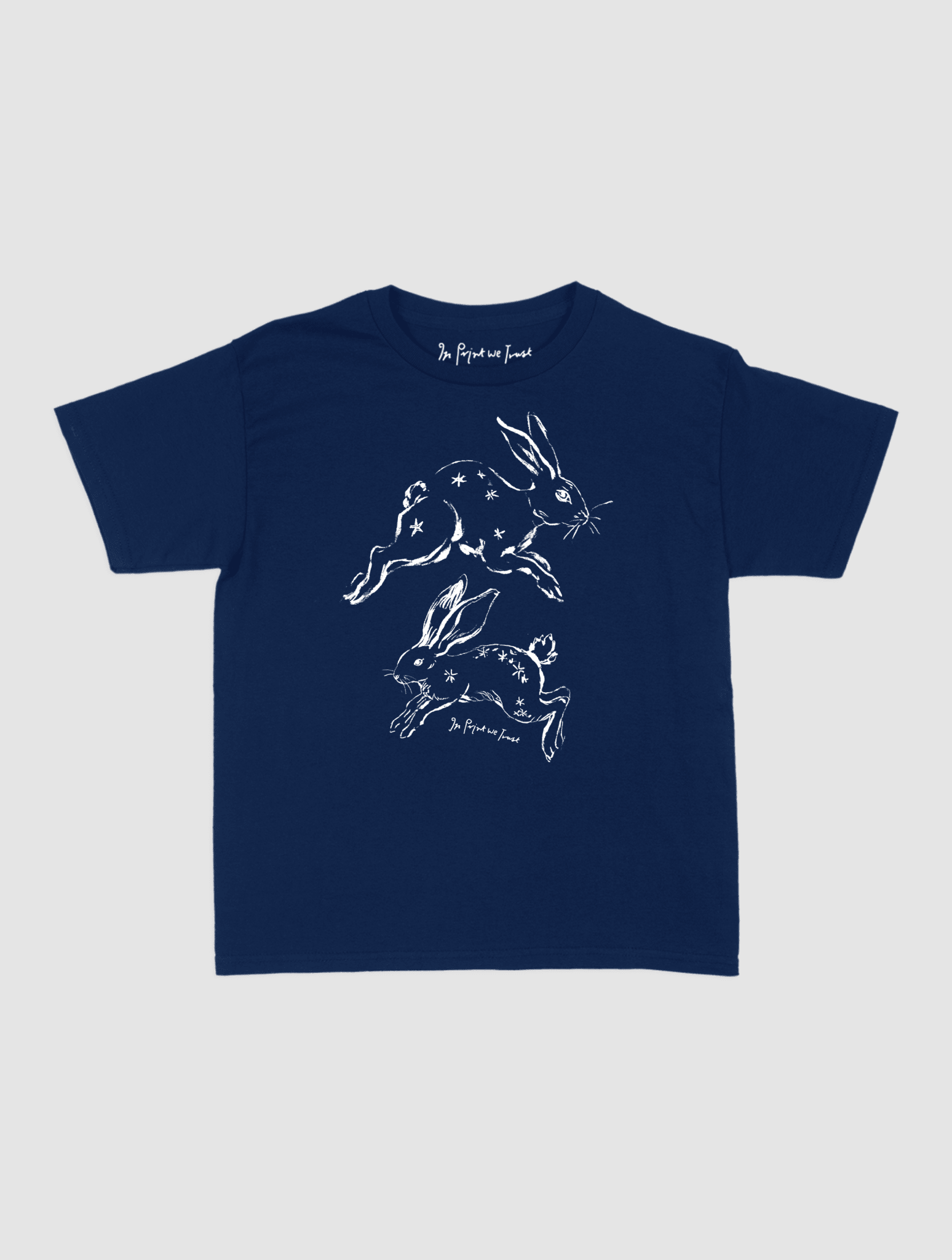 bunny hop baby tee - In Print We Trust
