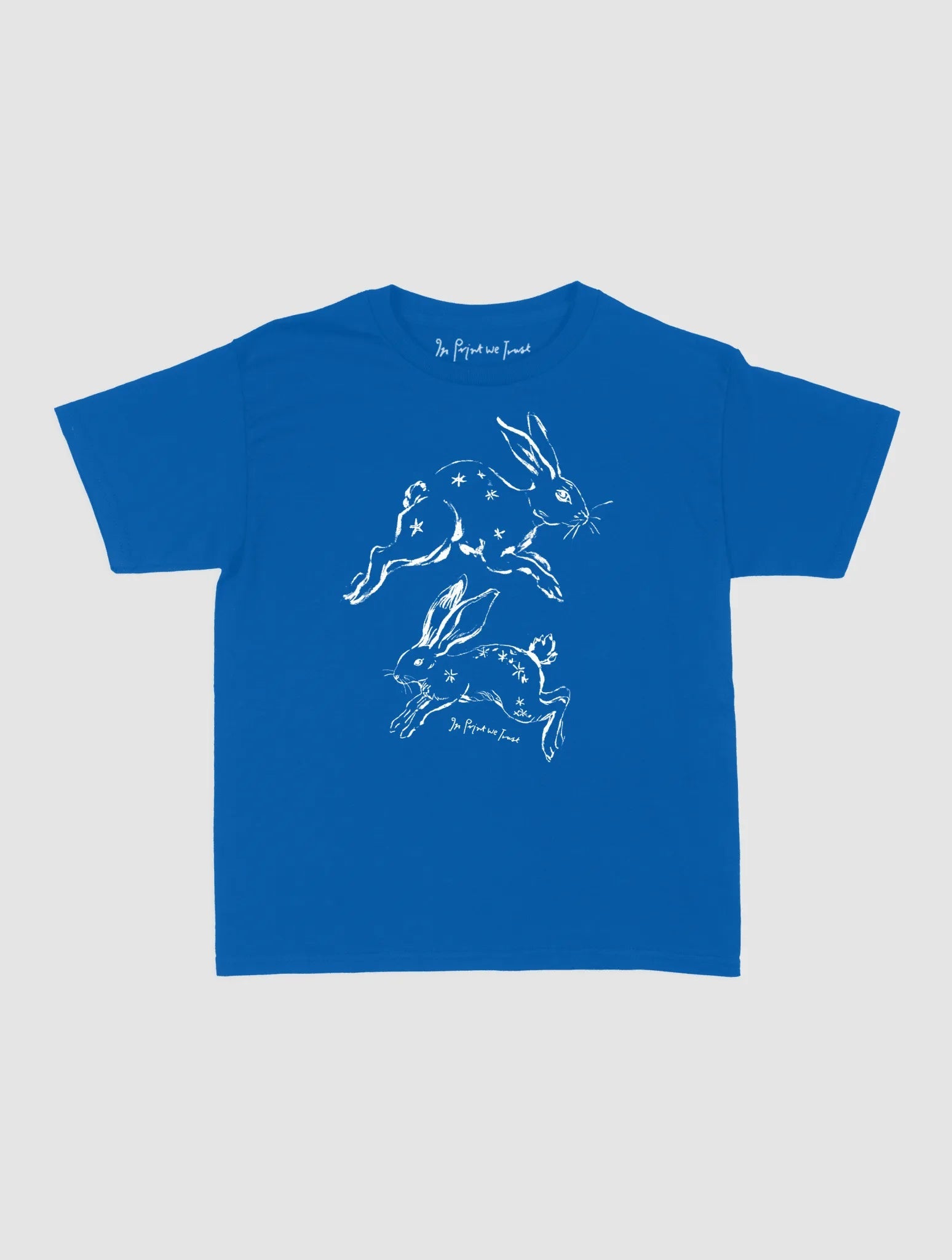 bunny hop baby tee - In Print We Trust