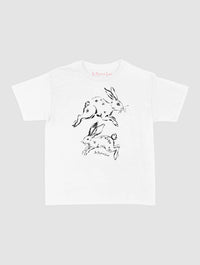 bunny hop baby tee - In Print We Trust