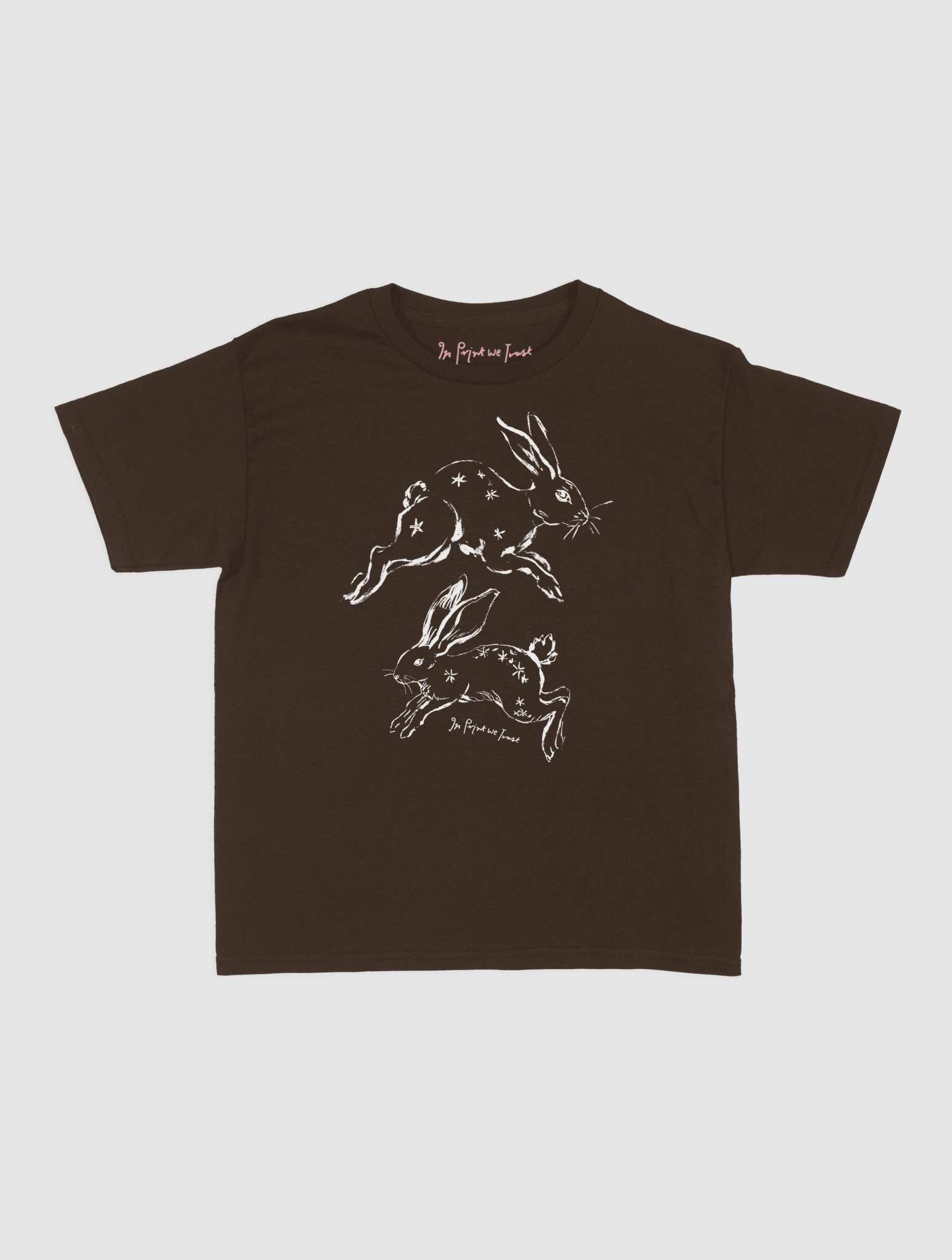 bunny hop baby tee - In Print We Trust