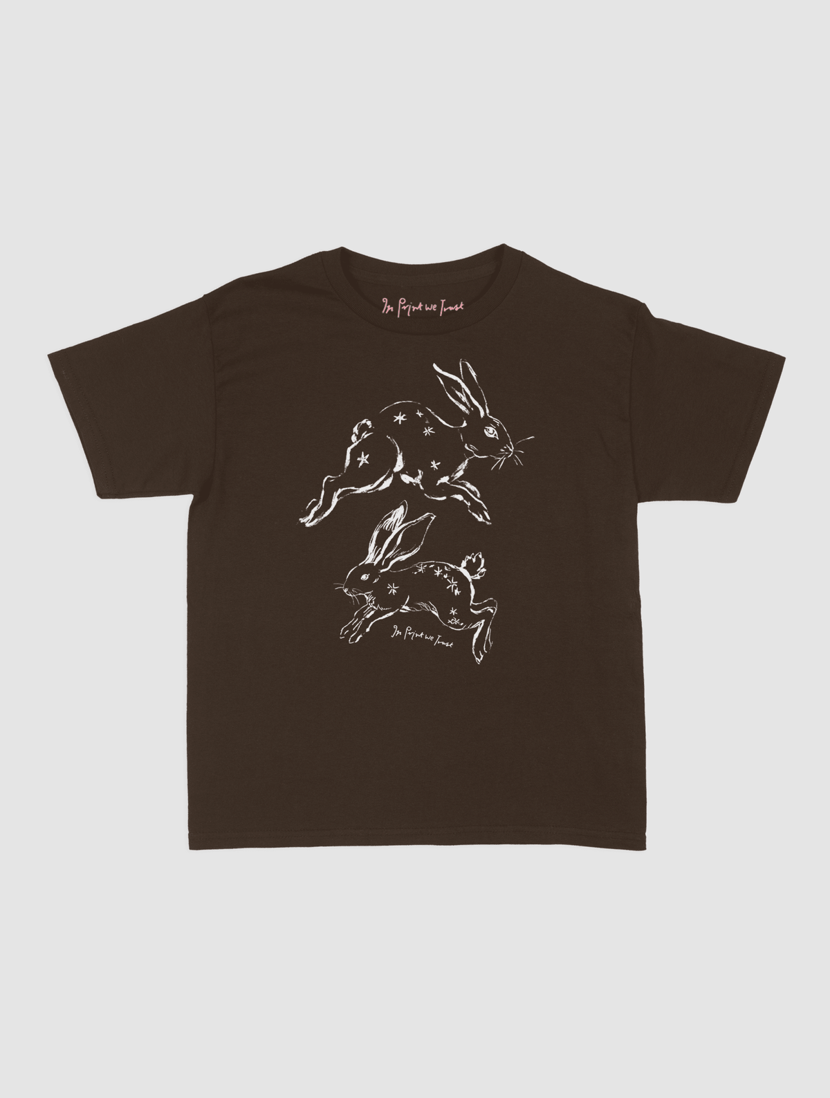 bunny hop baby tee - In Print We Trust