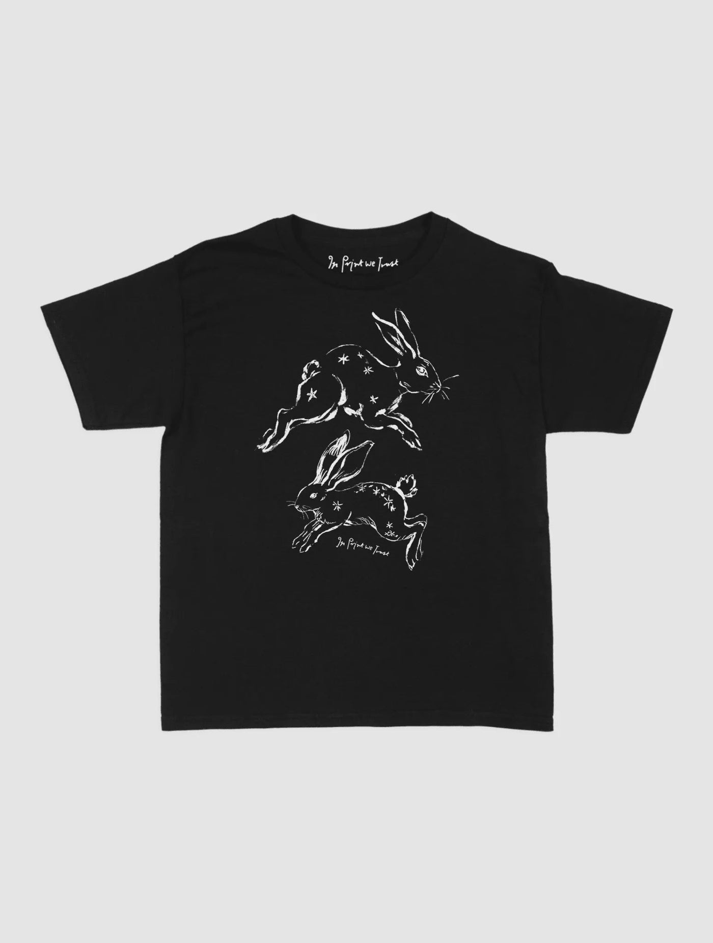 bunny hop baby tee - In Print We Trust