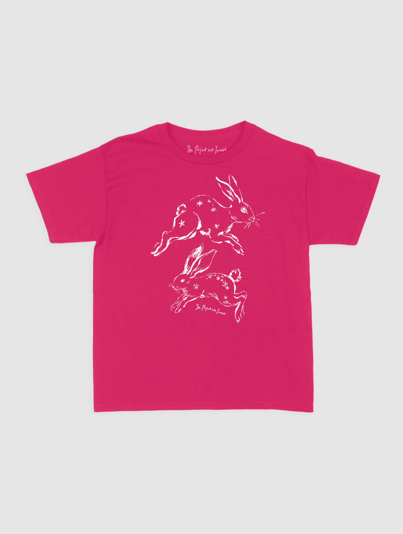 bunny hop baby tee - In Print We Trust