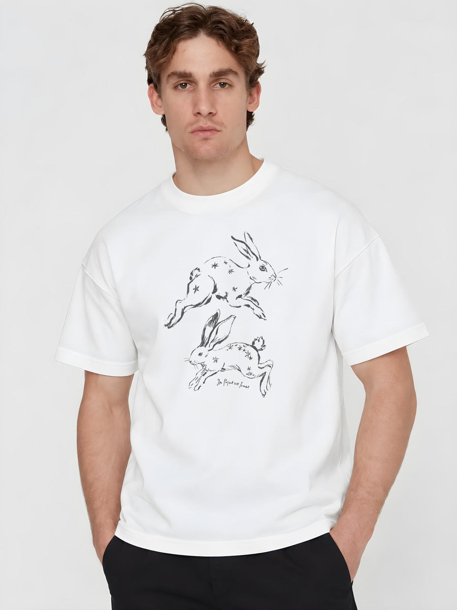 bunny hop heavyweight tee - In Print We Trust