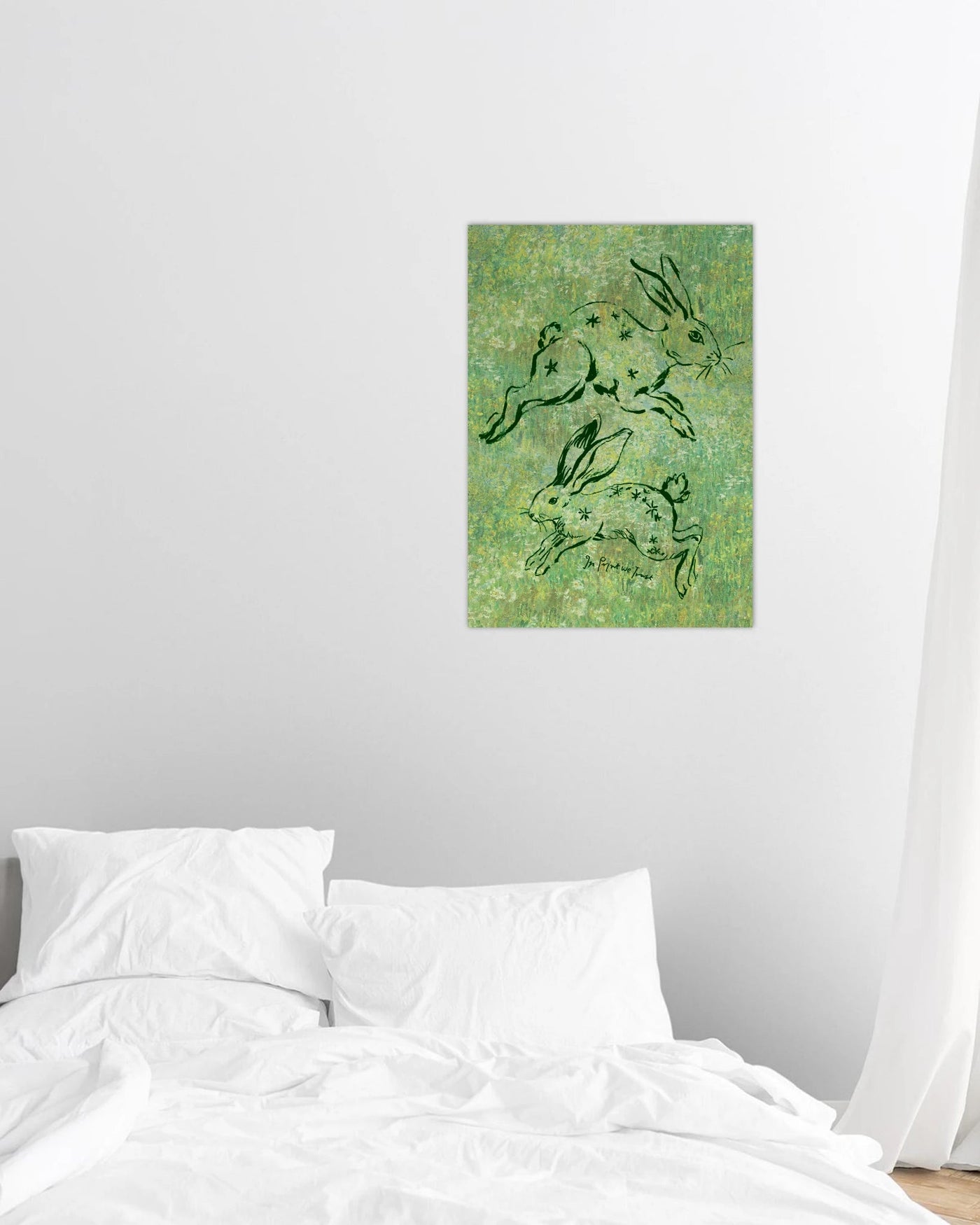 bunny hop print - In Print We Trust