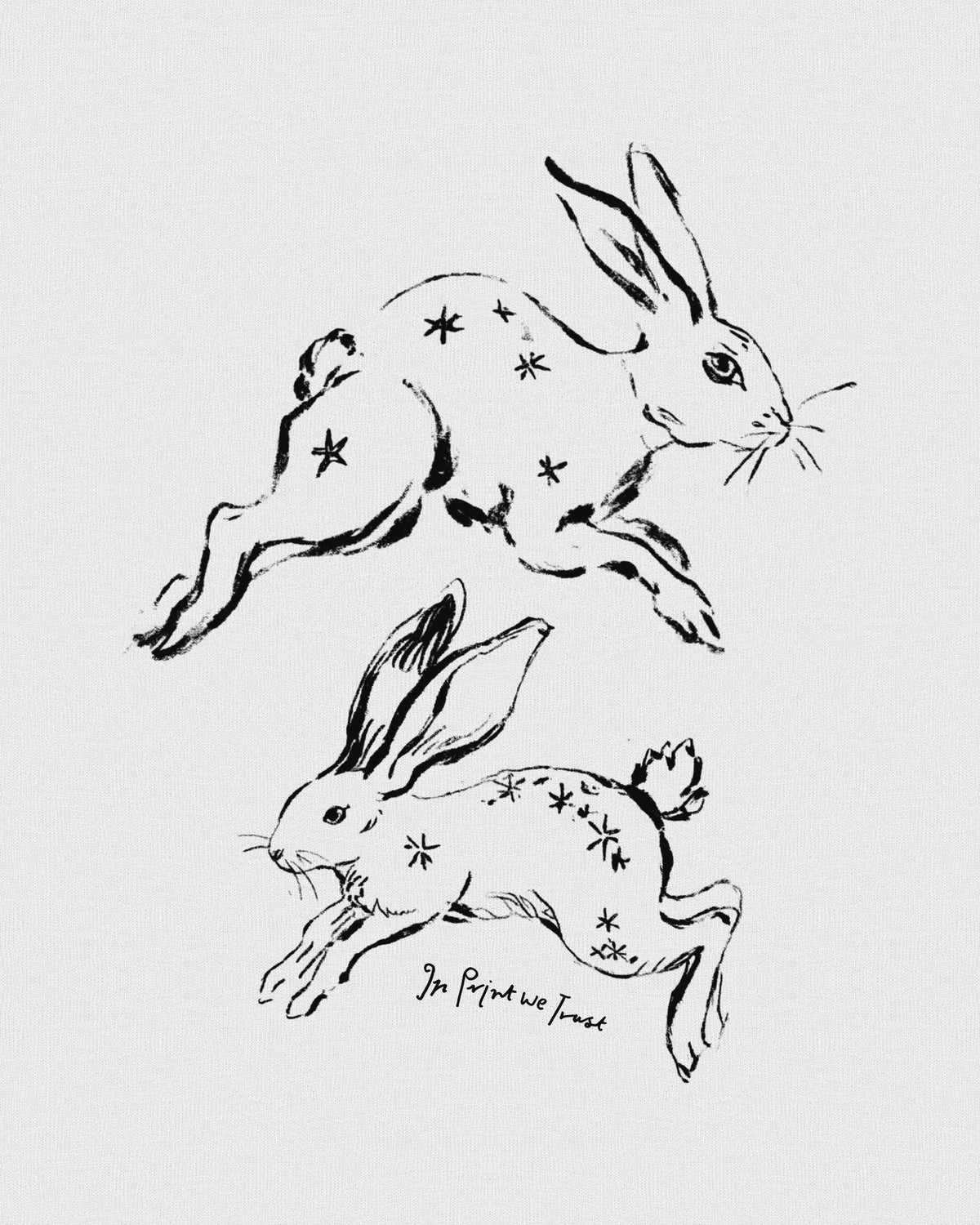bunny hop classic tee - In Print We Trust
