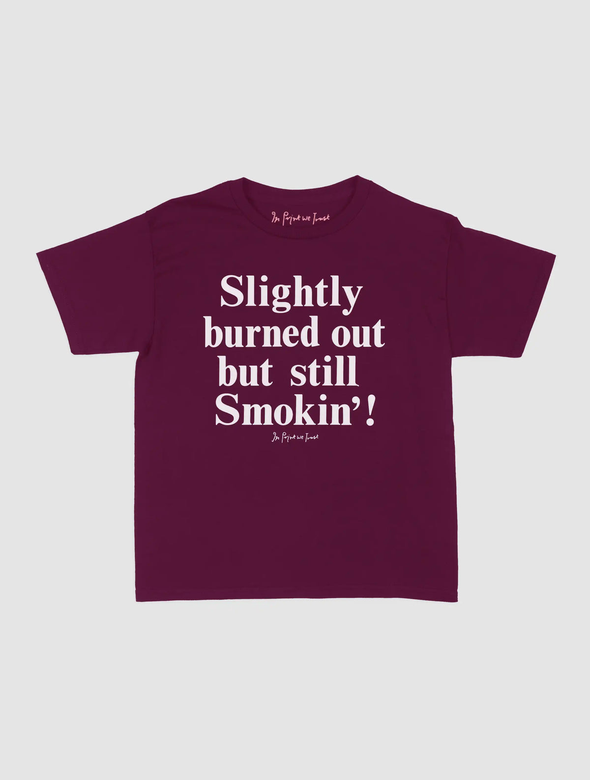 burned out baby tee