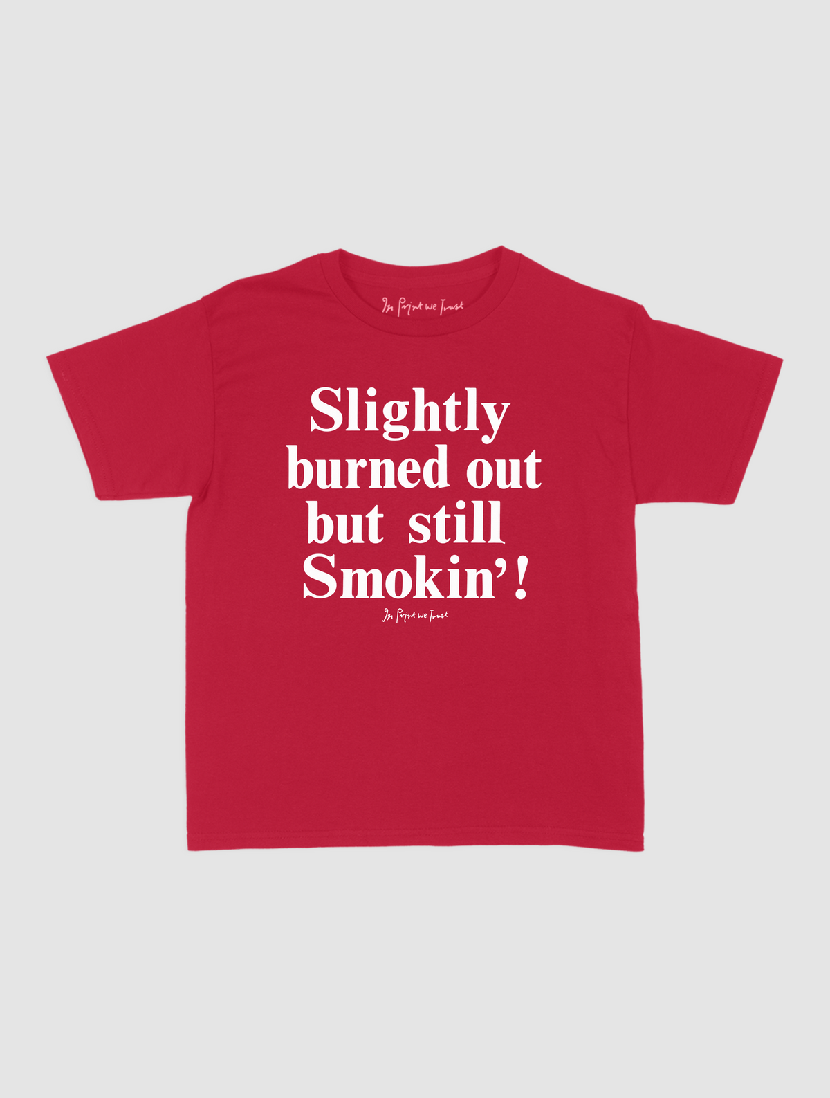 burned out baby tee
