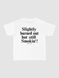 burned out baby tee