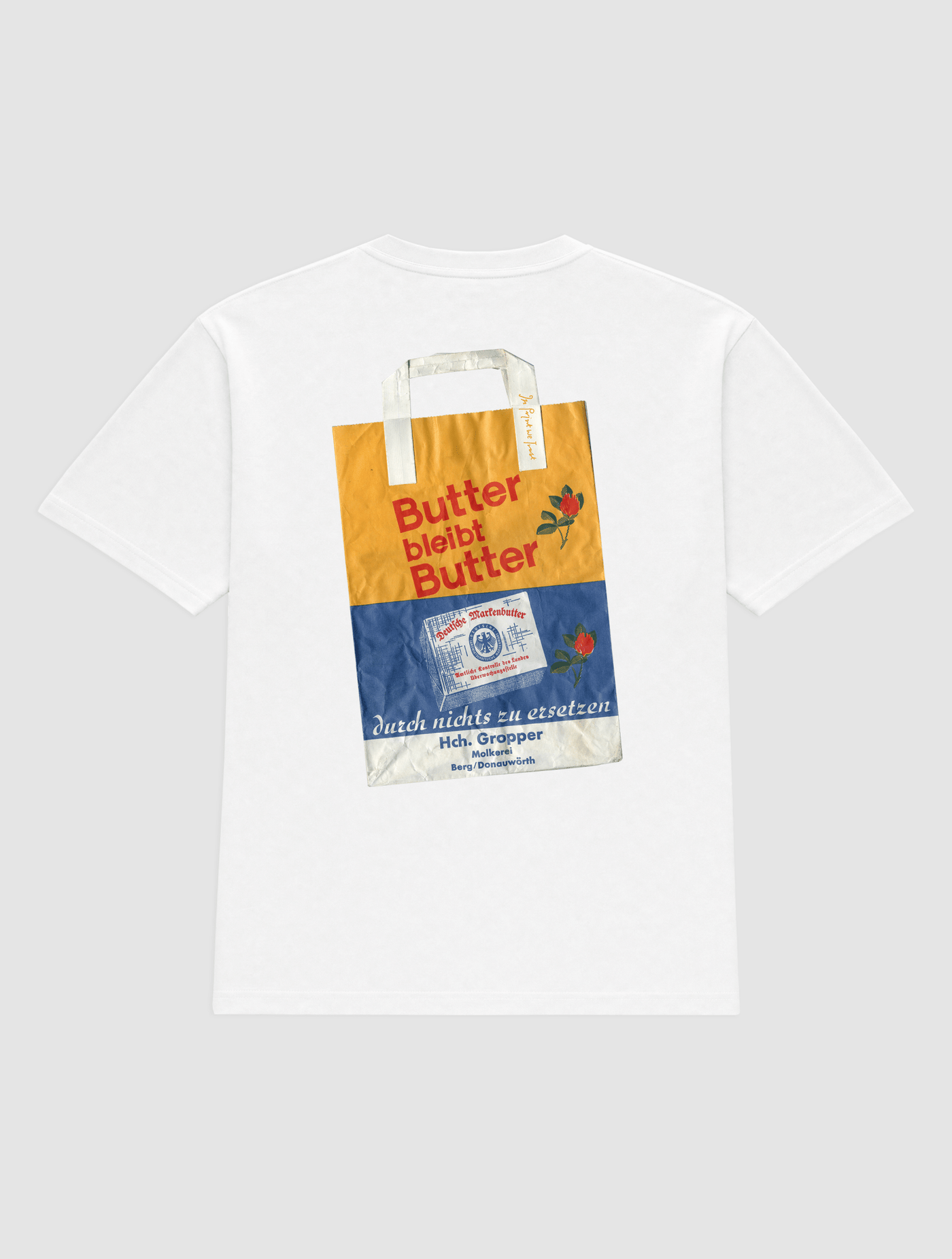 butter heavyweight tee - In Print We Trust