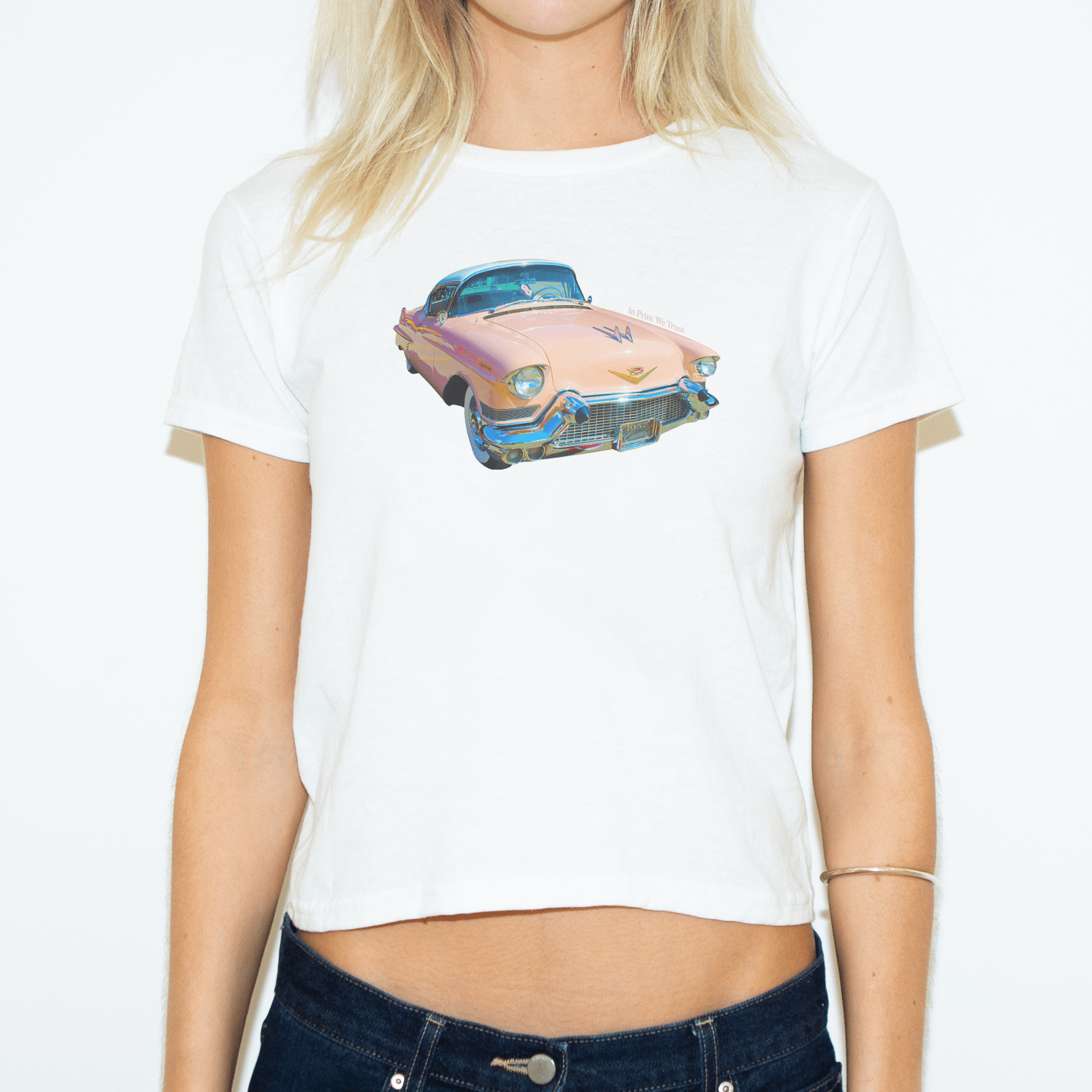 'Cadillac' baby tee - In Print We Trust