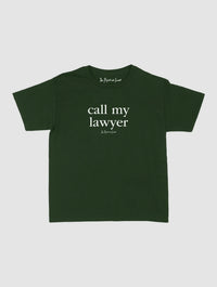 call my lawyer baby tee - In Print We Trust