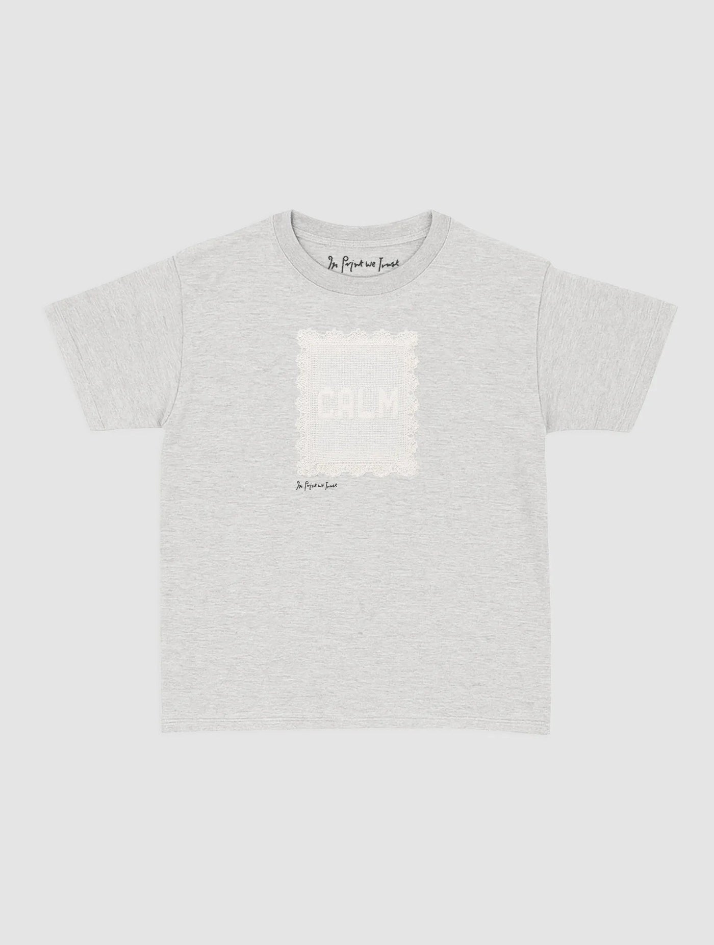 calm crochet baby tee - In Print We Trust