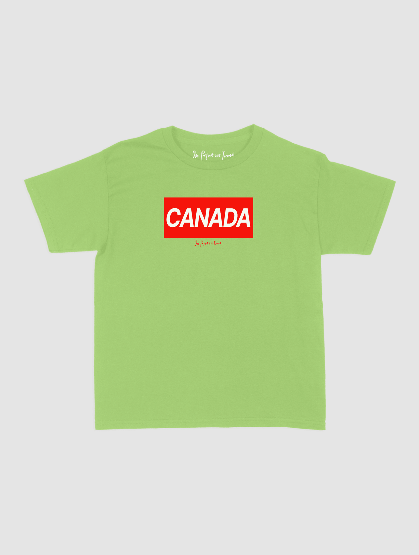 canada baby tee - In Print We Trust