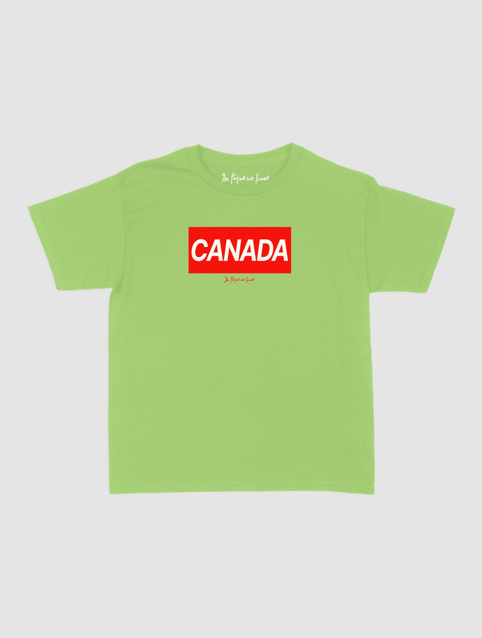 canada baby tee - In Print We Trust