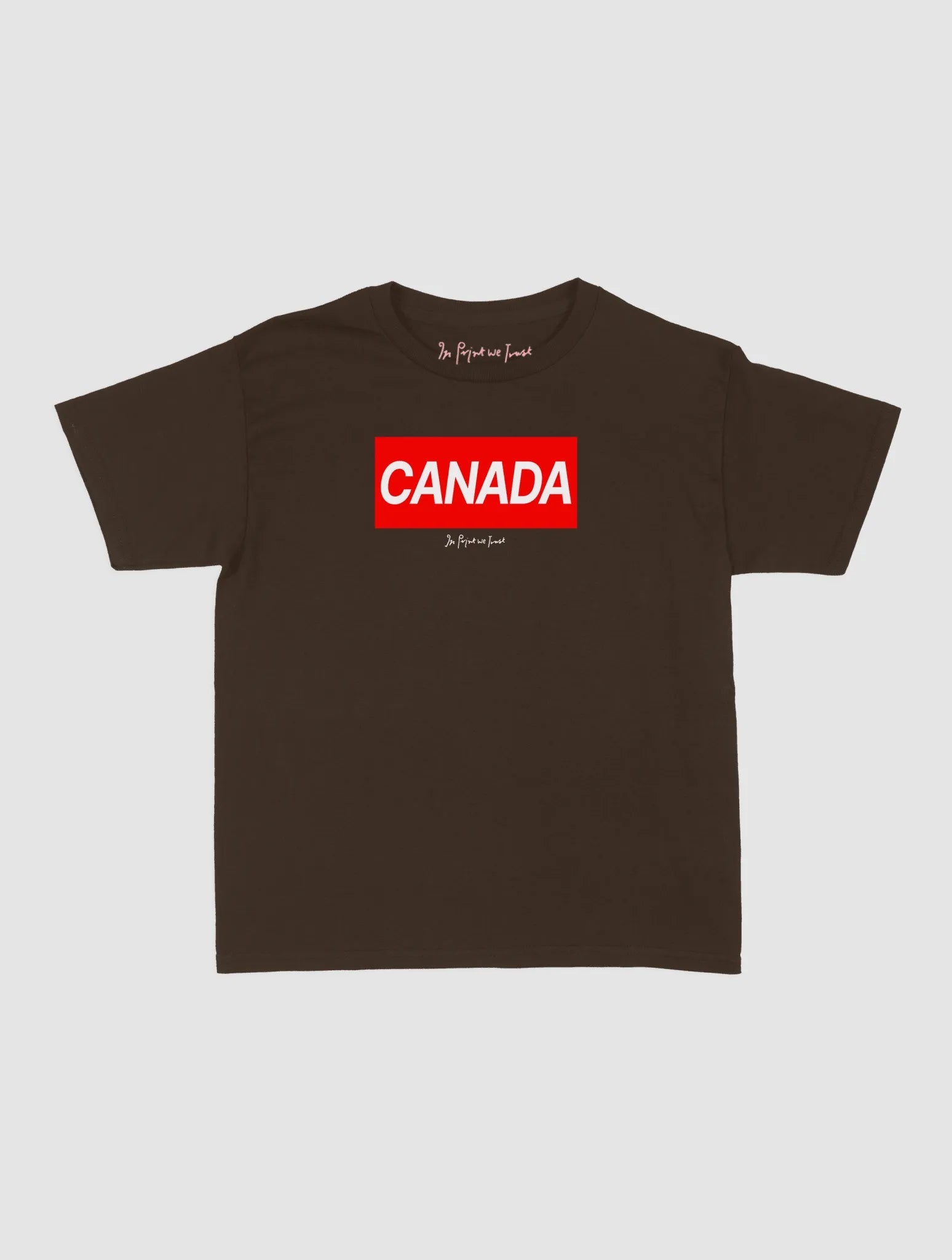canada baby tee - In Print We Trust
