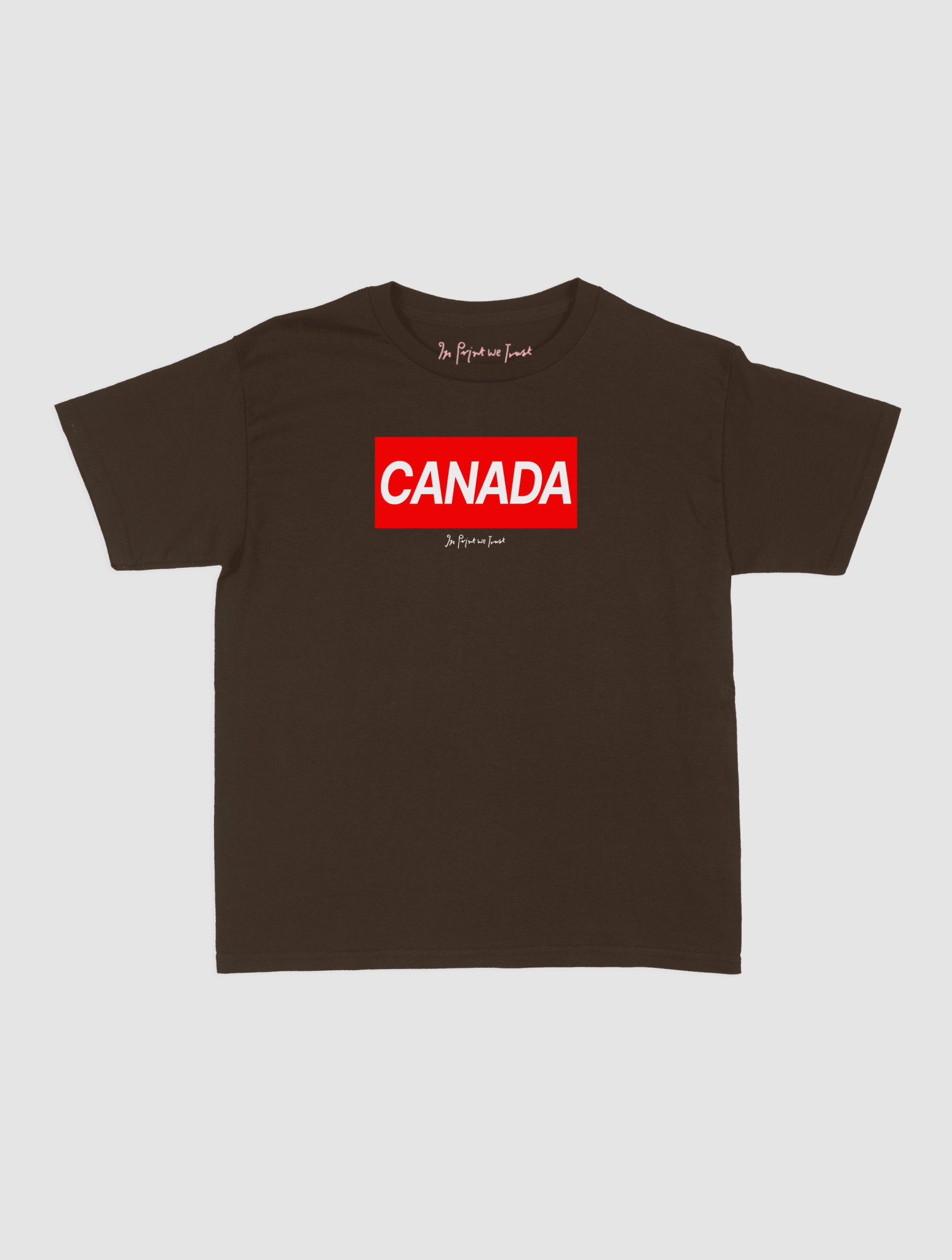 canada baby tee - In Print We Trust