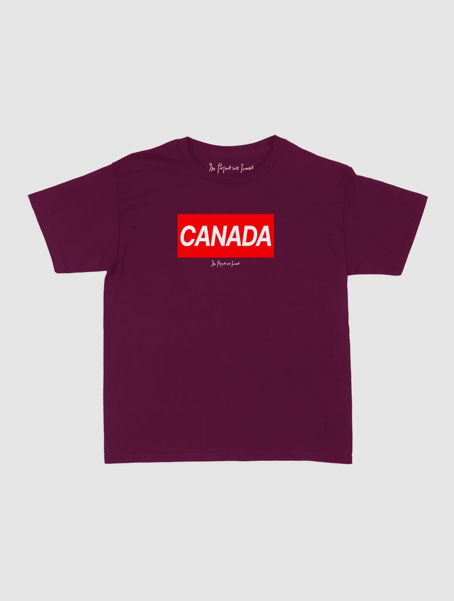 canada baby tee - In Print We Trust