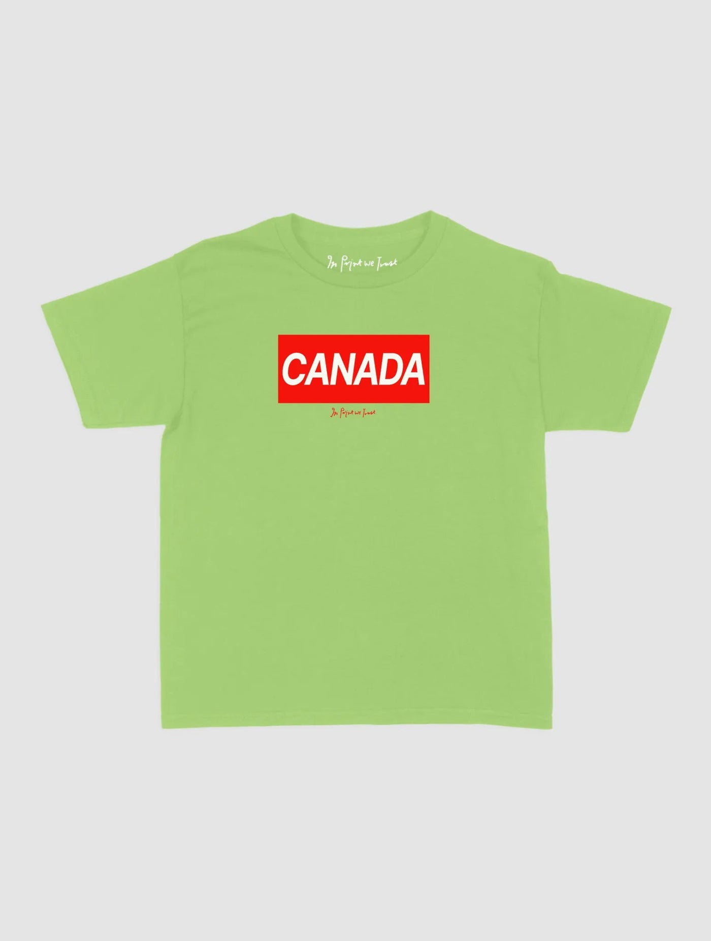 canada baby tee - In Print We Trust