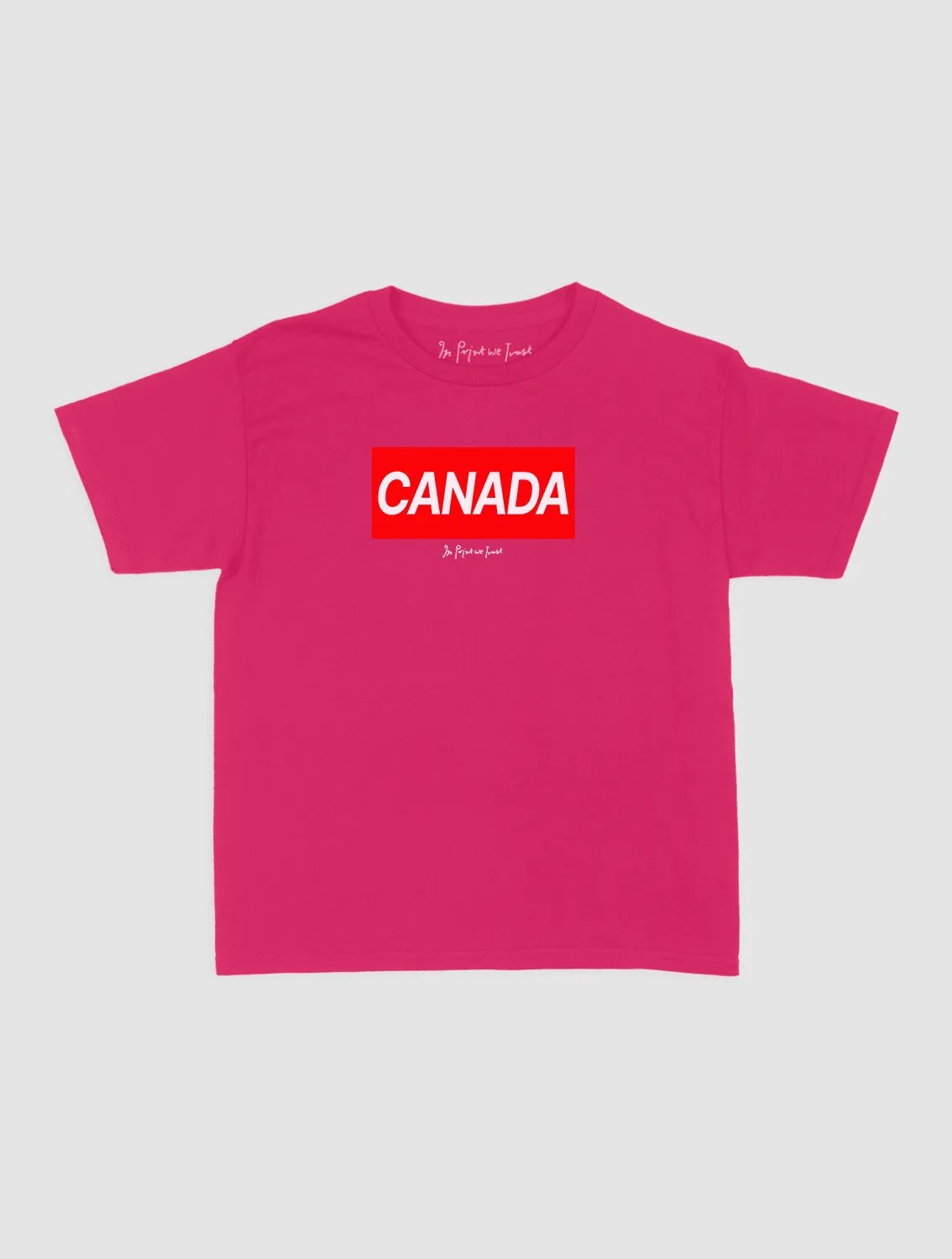 canada baby tee - In Print We Trust