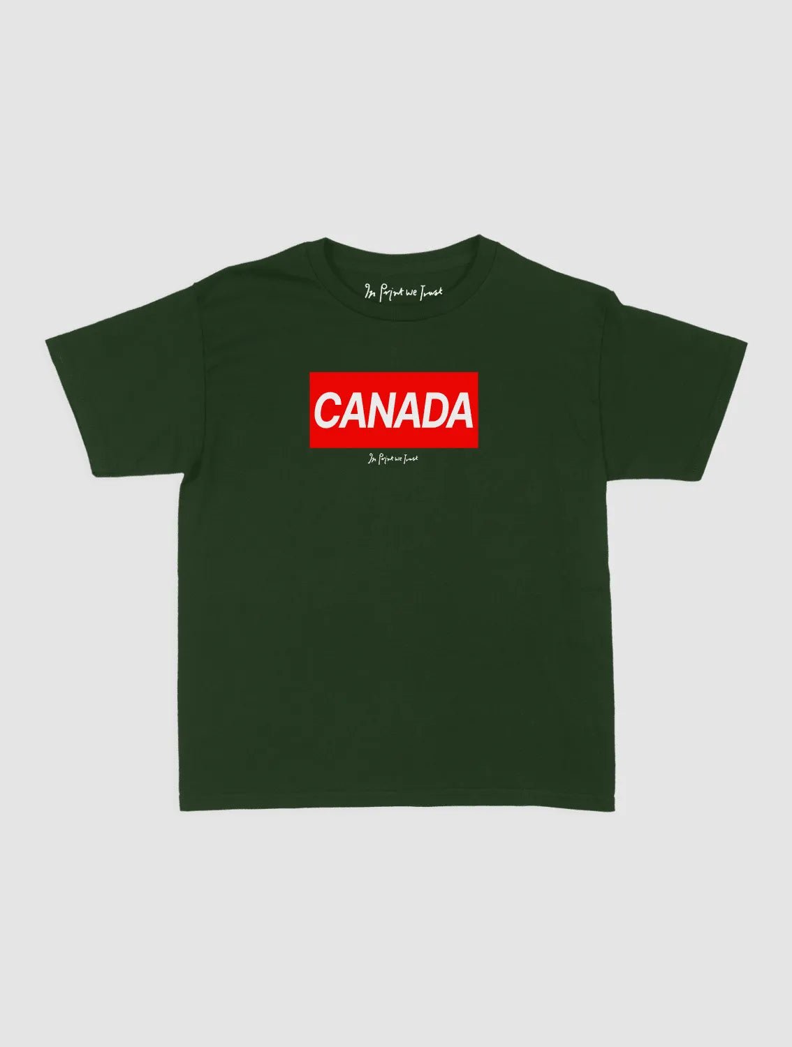 canada baby tee - In Print We Trust