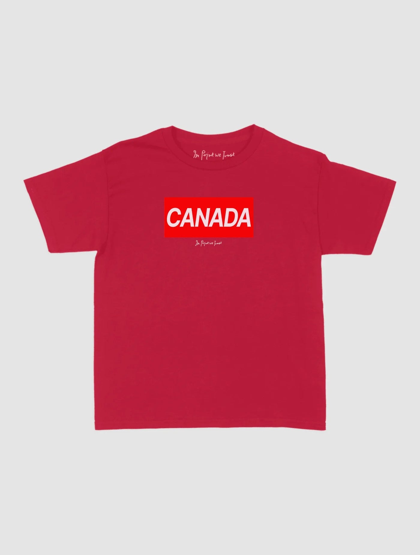 canada baby tee - In Print We Trust