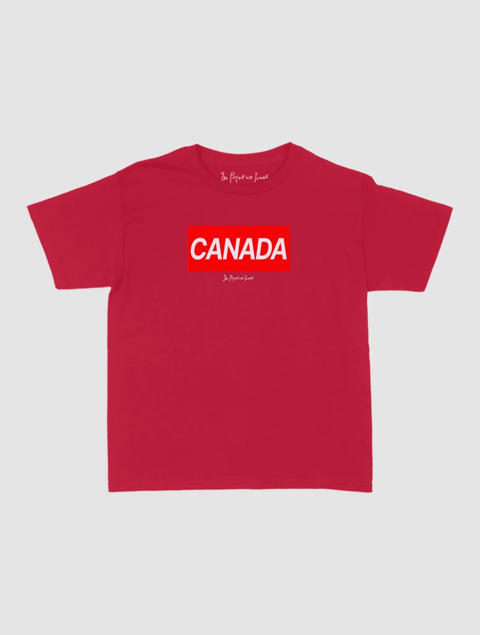 canada baby tee - In Print We Trust
