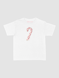 candy cane baby tee - In Print We Trust