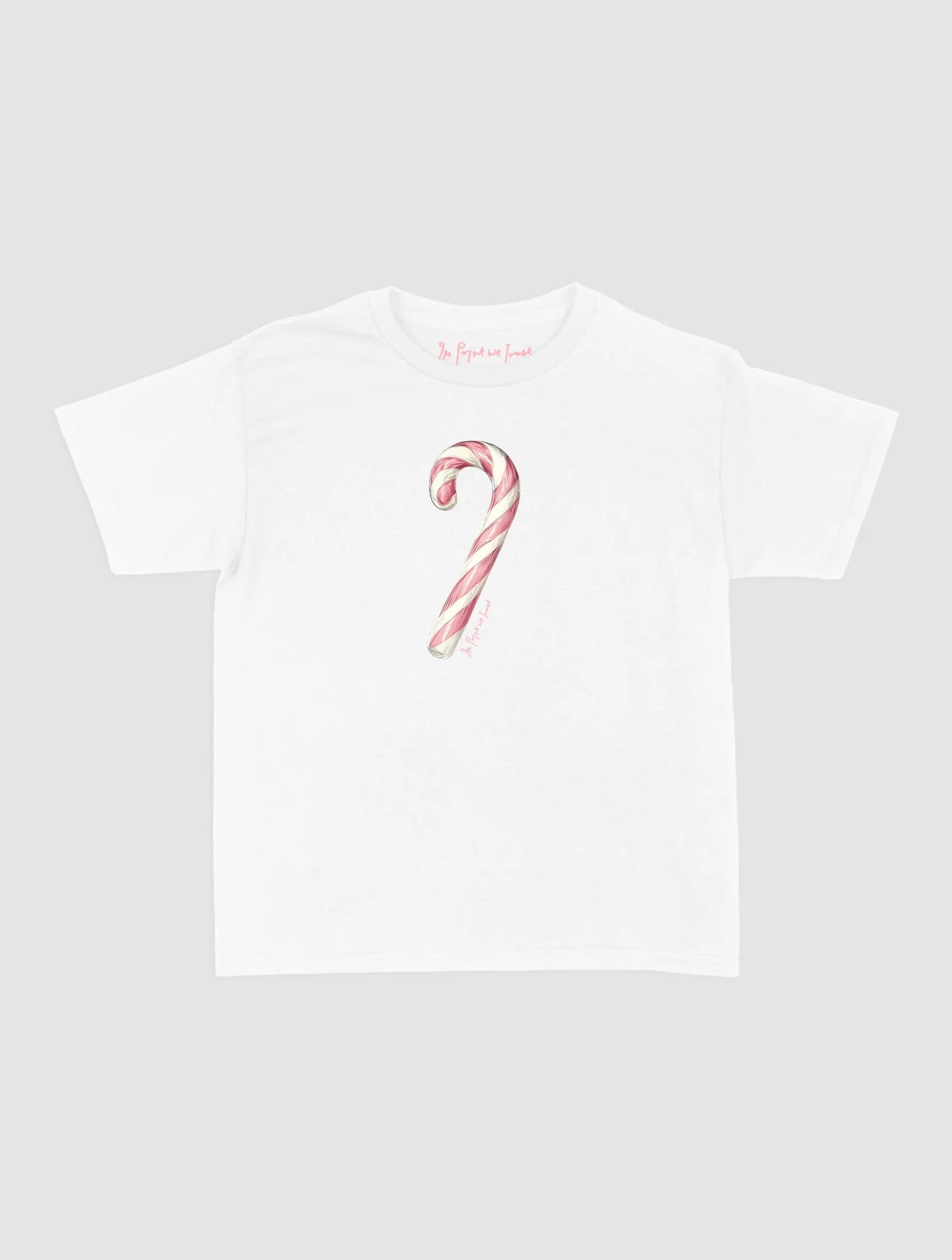 candy cane baby tee - In Print We Trust