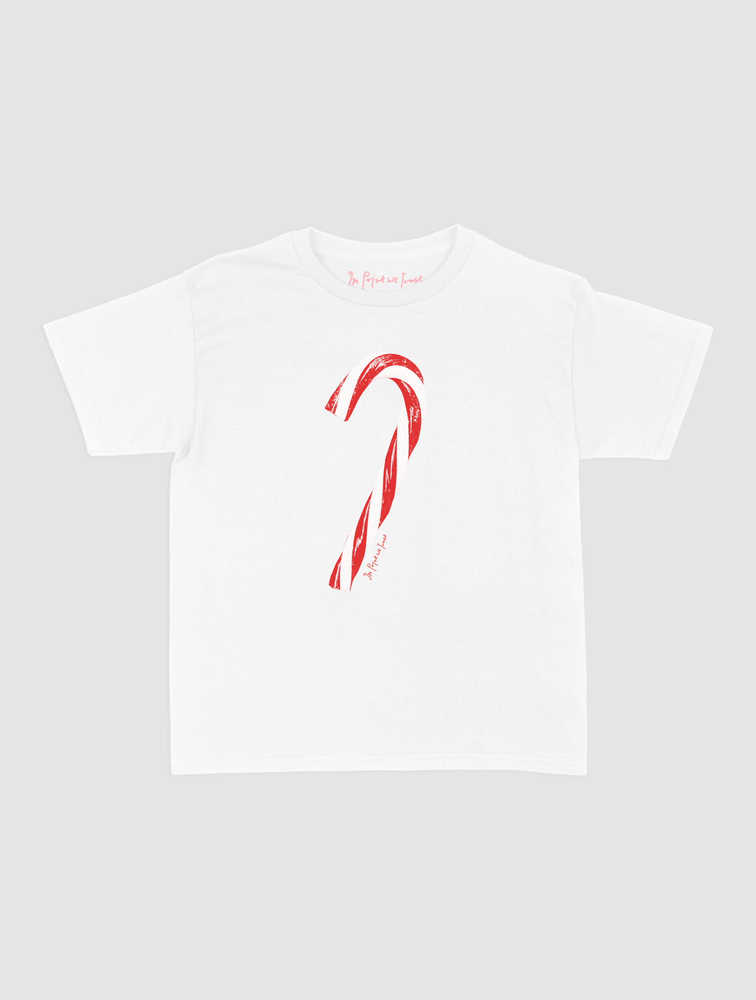 candy cane lane baby tee - In Print We Trust